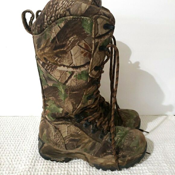 RedHead Woman’s Camo Insulated Water Proof Hard Toe Lace Up Snake Boots Size 6.5 - Picture 6 of 12